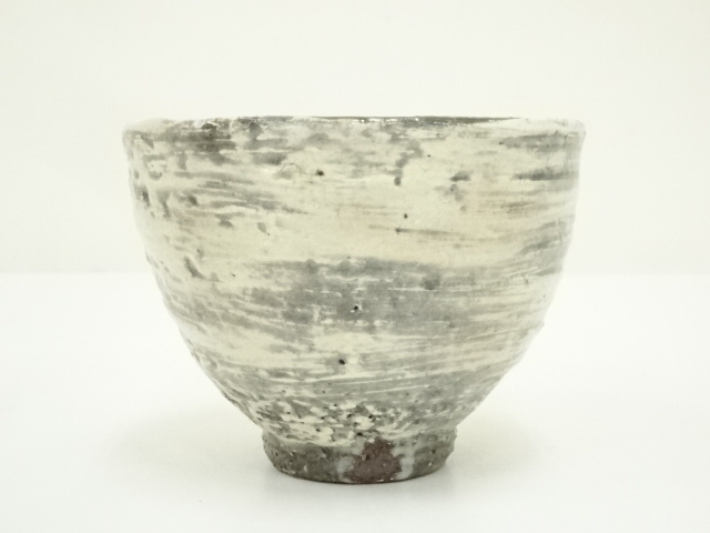 ♥珍品　茶碗　在銘　茶道具　骨董　古玩 道具 ] - 道具 伯耆正一造 三島禅語茶碗（共箱） | ネット